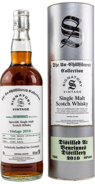 Benrinnes 12 Jahre 2010/2023 Sherry Cask Signatory Un-Chillfiltered Collection #108