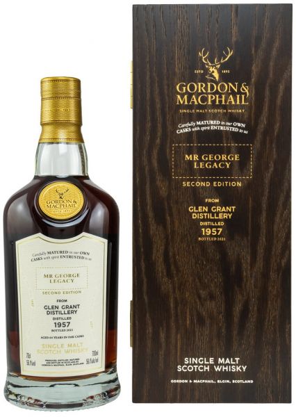 Glen Grant 64 Jahre 1957/2021 Sherry Cask Gordon & MacPhail Mr. George Legacy #2 56,1% vol.