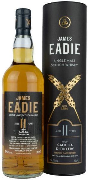 Caol Ila 11 Jahre 2008/2020 1st Fill Amontillado Sherry James Eadie 54,1% vol.