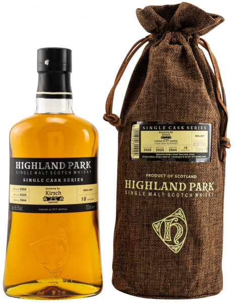 Highland Park 10 Jahre 2009/2020 Cask Strength Release No. 1 #3944 66,5% vol.