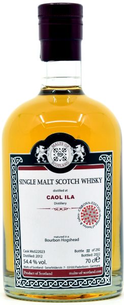 Caol Ila 10 Jahre 2012/2022 Malts of Scotland 54,4% vol.