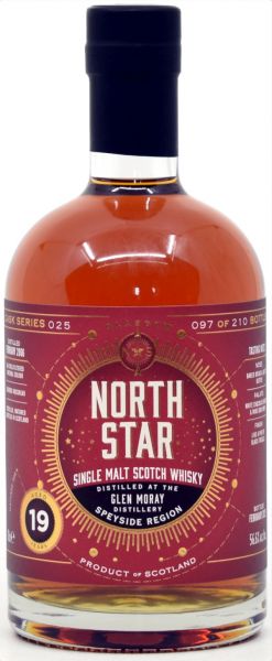 Glen Moray 19 Jahre 2006/2025 Oloroso Sherry North Star Spirits #025 56,6% vol.