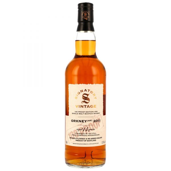 Orkney (HP) 2011/2025 1st Fill Palo Cortado Signatory Vintage 100 Proof #59 57,1% vol.