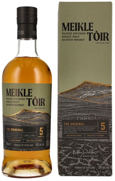 Meikle Tòir 5 Jahre The Original Peated Glenallachie 50% vol.