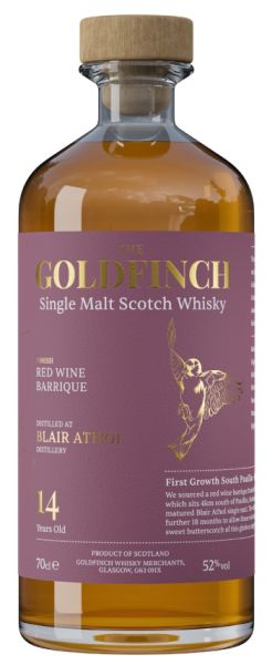 Blair Athol 14 Jahre 2008/2022 South Pauillac Red Wine Goldfinch Wine Series 52% vol.