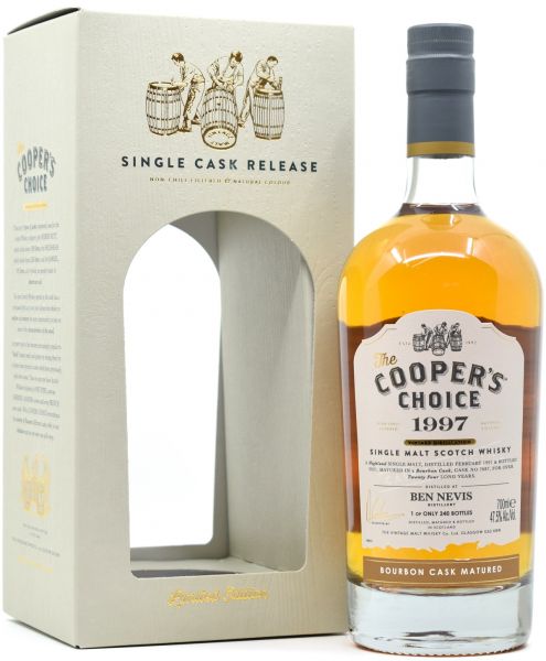 Ben Nevis 24 Jahre 1997/2021 Cooper&#039;s Choice 47,5% vol.