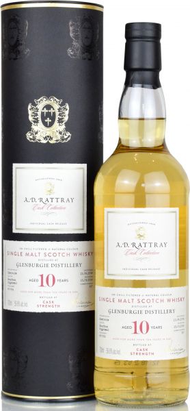 Glenburgie 10 Jahre 2008/2019 A.D. Rattray 59,8% vol.