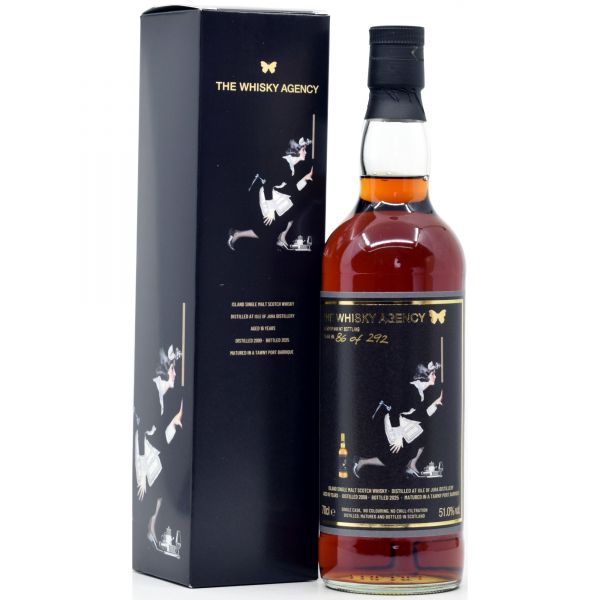 Isle of Jura 16 Jahre 2009/2025 Tawny Port The Whisky Agency 51% vol.