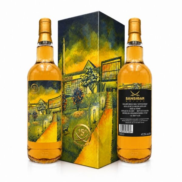 Clynelish 32 Jahre 1993/2026 Sansibar 15th Anniversary 47,2% vol.