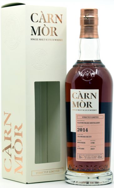 Glenburgie 8 Jahre 2014/2023 Oloroso Sherry Cask Carn Mor Strictly Limited 47,5% vol.