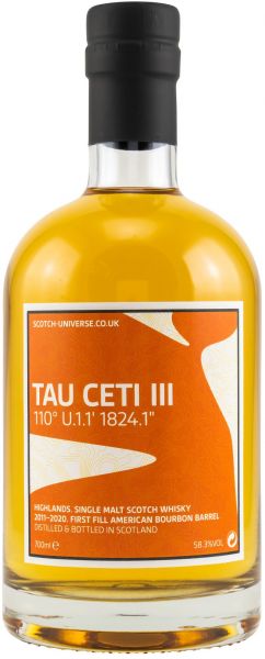 Tau Ceti III 2011/2020 Scotch Universe 58,3% vol.