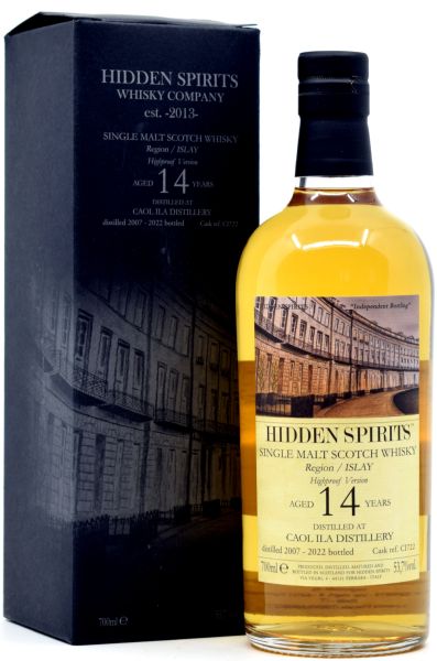 Caol Ila 14 Jahre 2007/2022 Hidden Spirits Highproof 53,7% vol.