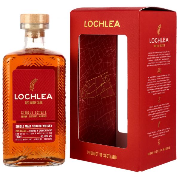 Lochlea Red Wine Cask 2025 Limited Release 46% vol