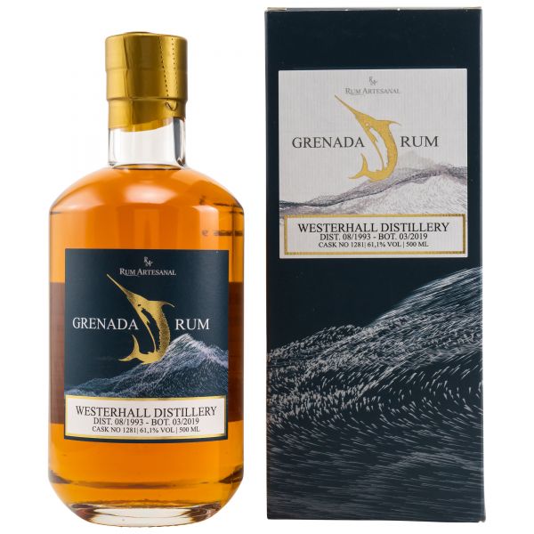 Grenada (Westerhall) 25 Jahre 1993/2019 Rum Artesanal Single Cask #1281 61,1% vol.