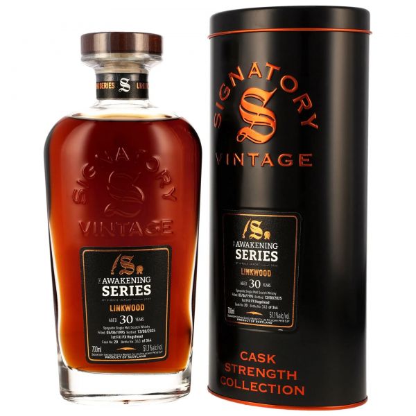 Linkwood 30 Jahre 1995/2025 1st Fill PX Cask #20 Signatory The Awakening Series 51,1% vol.