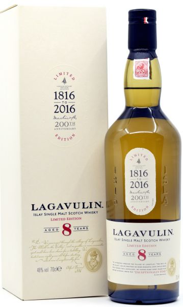 Lagavulin 8 Jahre 200th Anniversary 1st Release 48% vol.