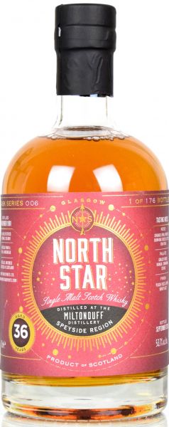 Miltonduff 36 Jahre 1981/2018 North Star Spirits #006 53,7% vol.