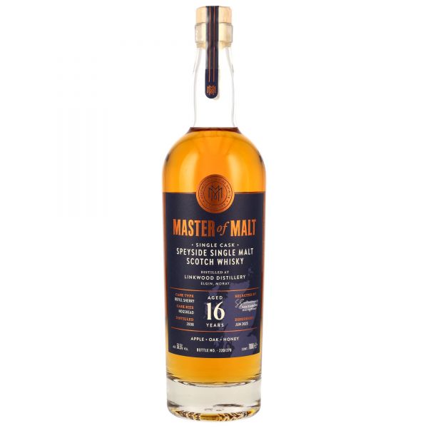 Linkwood 16 Jahre 2008/2025 Sherry Cask Master of Malt 56,5% vol.
