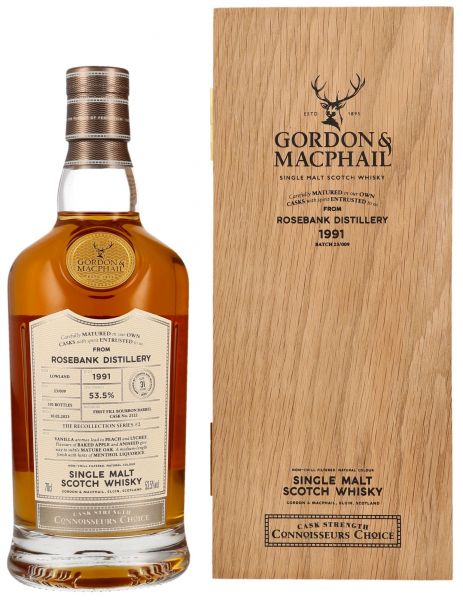 Rosebank 31 Jahre 1991/2023 Gordon &amp; MacPhail 53,5% vol.