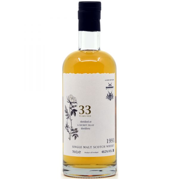 Secret Islay 33 Jahre 1991/2025 White Label Jointbottling Sansibar Whisky 48,2% vol.