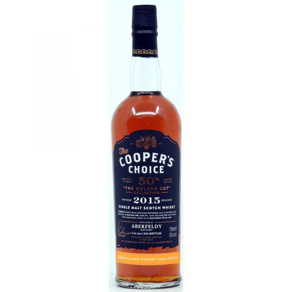 Aberfeldy 2015/2025 Amontillado Cask Cooper's Choice Golden Cut 50% vol.