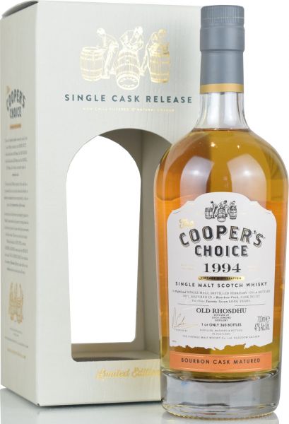 Old Rhosdhu 27 Jahre 1994/2021 Cooper's Choice 47% vol.