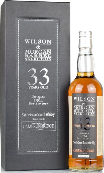 Cameronbridge 33 Jahre 1984/2017 Tokaji Finish Wilson & Morgan 55,8% vol.