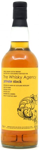North of Scotland 50 Jahre 1970/2021 The Whisky Agency Private Stock 40,6% vol.