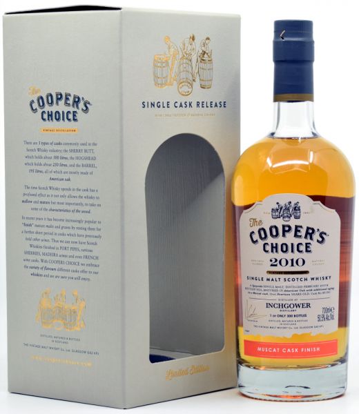 Inchgower 2010/2024 Muscat Cask Cooper's Choice 50,5% vol.