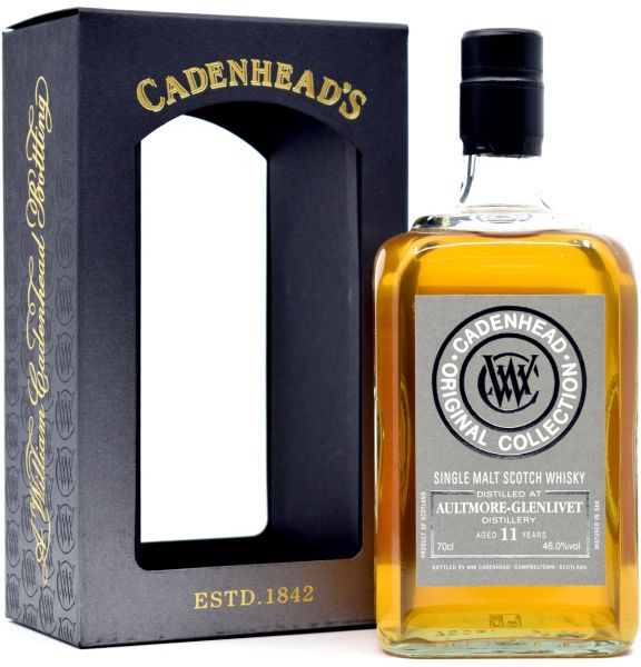 Aultmore 11 Jahre Bourbon & Sherry Cask Cadenhead Original Collection 46% vol.