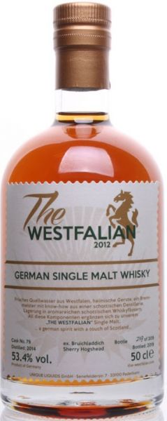 The Westfalian 2014/2019 Ex-Bruichladdich Sherry Hogshead #79 53,4% vol.