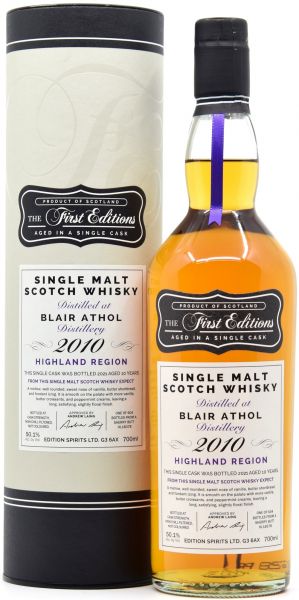 Blair Athol 10 Jahre 2010/2021 Sherry Cask First Editions 50,1% vol.