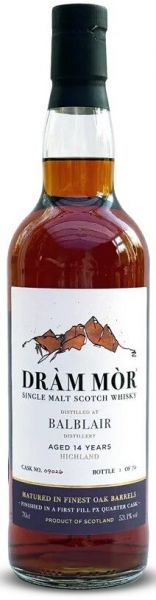 Balblair 14 Jahre 2011/2025 1st Fill PX Quarter Cask Dram Mor 53,1% vol.