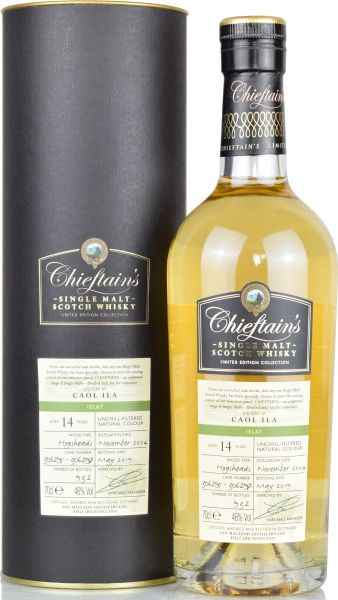 Caol Ila 14 Jahre 2004/2019 Chieftain's 46% vol.