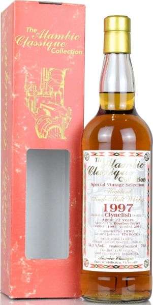 Clynelish 22 Jahre 1997/2019 Alambic Classique 56,3% vol.