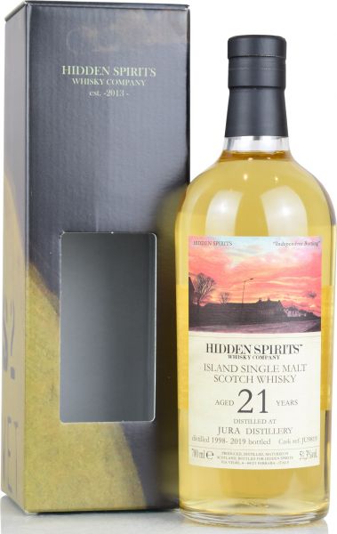 Jura 21 Jahre 1998/2019 Hidden Spirits Highproof 51,3% vol.