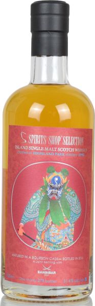 Highland Park 24 Jahre 1992/2016 Sansibar Chinese Mask Label 51,4% vol.