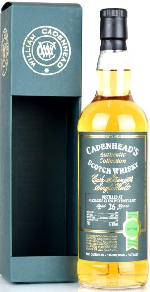 Aultmore 26 Jahre 1989/2016 Cadenhead 47,6% vol.