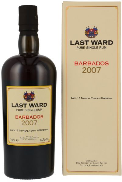 Last Ward Barbados 16 Jahre 2007/2023 Pure Single Rum 60% vol.