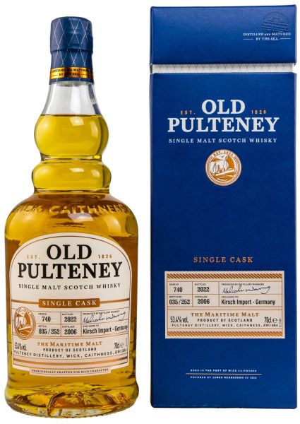 Old Pulteney 2006/2022 Single Cask #740 53,4% vol.