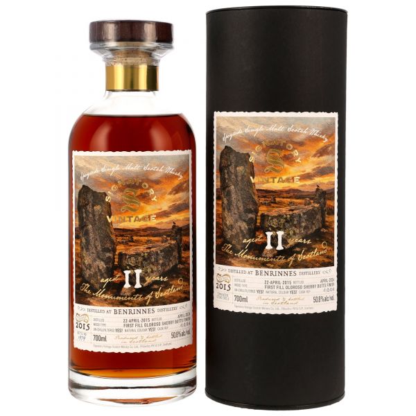 Benrinnes 2015/2026 1st Fill Oloroso Sherry Monuments of Scotland 50,8% vol.