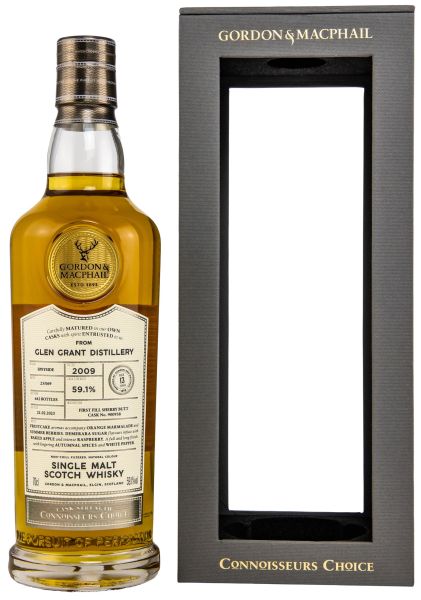 Glen Grant 13 Jahre 2009/2023 Sherry Cask Gordon &amp; MacPhail Cask Strength 59,1% vol.