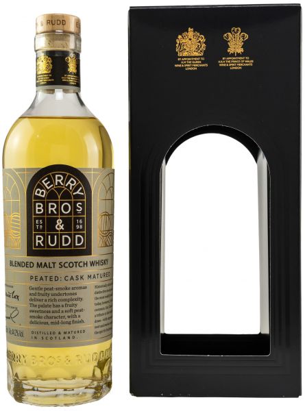 Peated Cask Blended Malt Berry Bros. & Rudd 44,2% vol. (Neues Design)