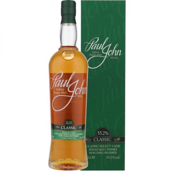Paul John Classic Unpeated Select Cask 55,2% vol.