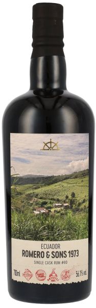 Romero & Sons Ecuador Rum 1973/2023 Single Cask #80 FRC 56,1% vol.