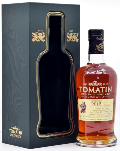 Tomatin 2012/2025 1st Fill Cabernet Sauvignon Single Cask for #43855 Kammer Kirsch 58,5% vol.