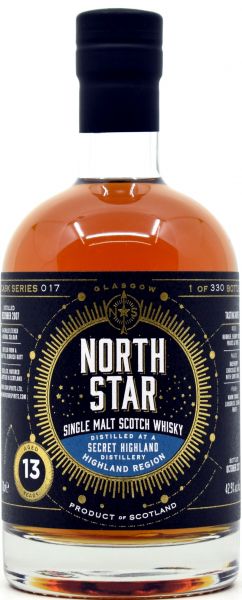 Secret Highland 13 Jahre 2007/2021 Sherry Cask North Star Spirits #017 42,9% vol.