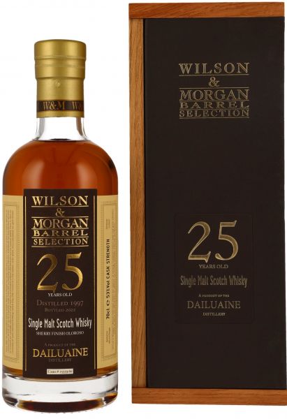 Dailuaine 25 Jahre 1997/2022 Sherry Cask Wilson & Morgan 53% vol.