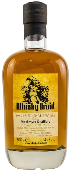 Mackmyra 12 Jahre 2010/2022 Cherry Wine Cask Whisky Druid 41,3% vol.