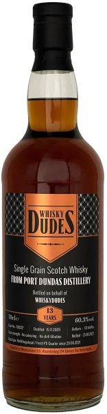 Port Dundas 13 Jahre 2009/2023 1st Fill PX Sherry Cask Whiskydudes 60,3% vol.
